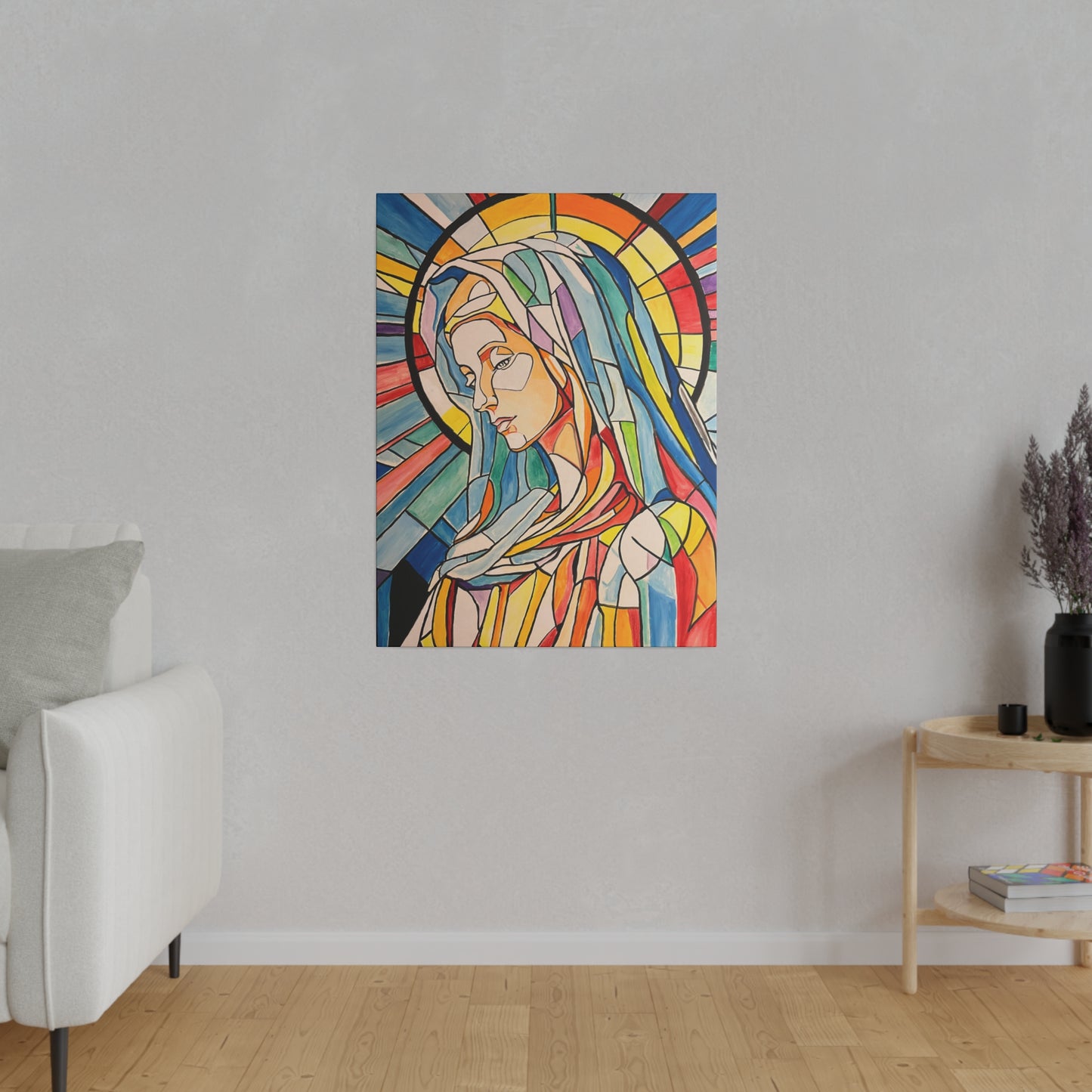 Mary Painting Canvas Print