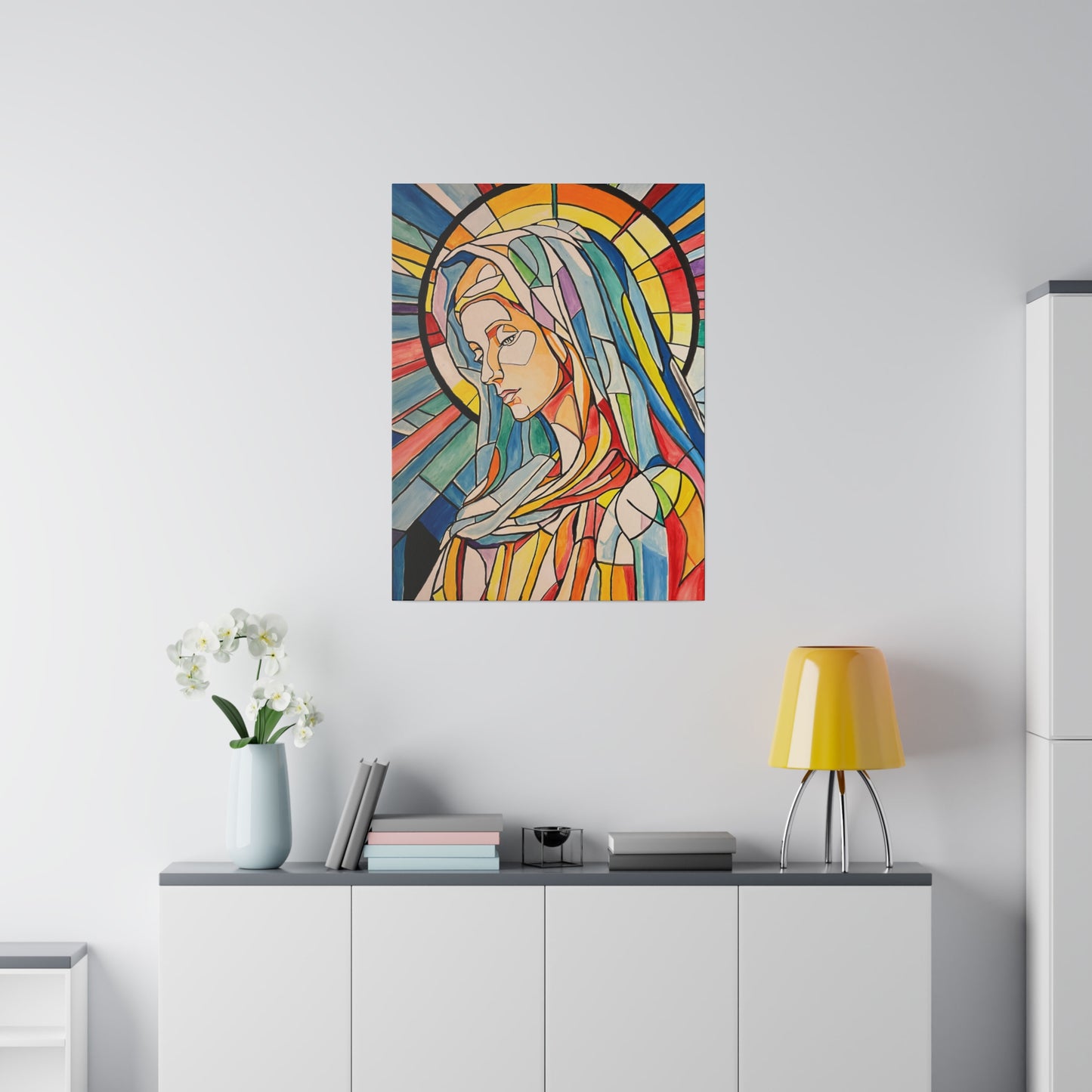 Mary Painting Canvas Print