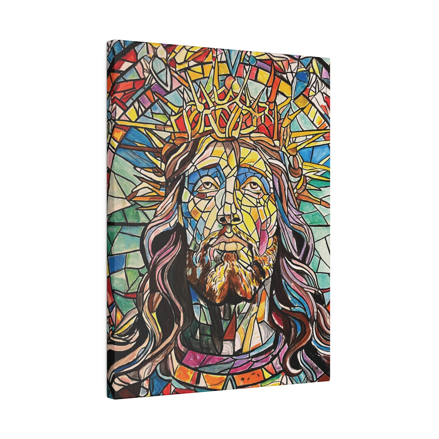 Jesus Painting Canvas Print