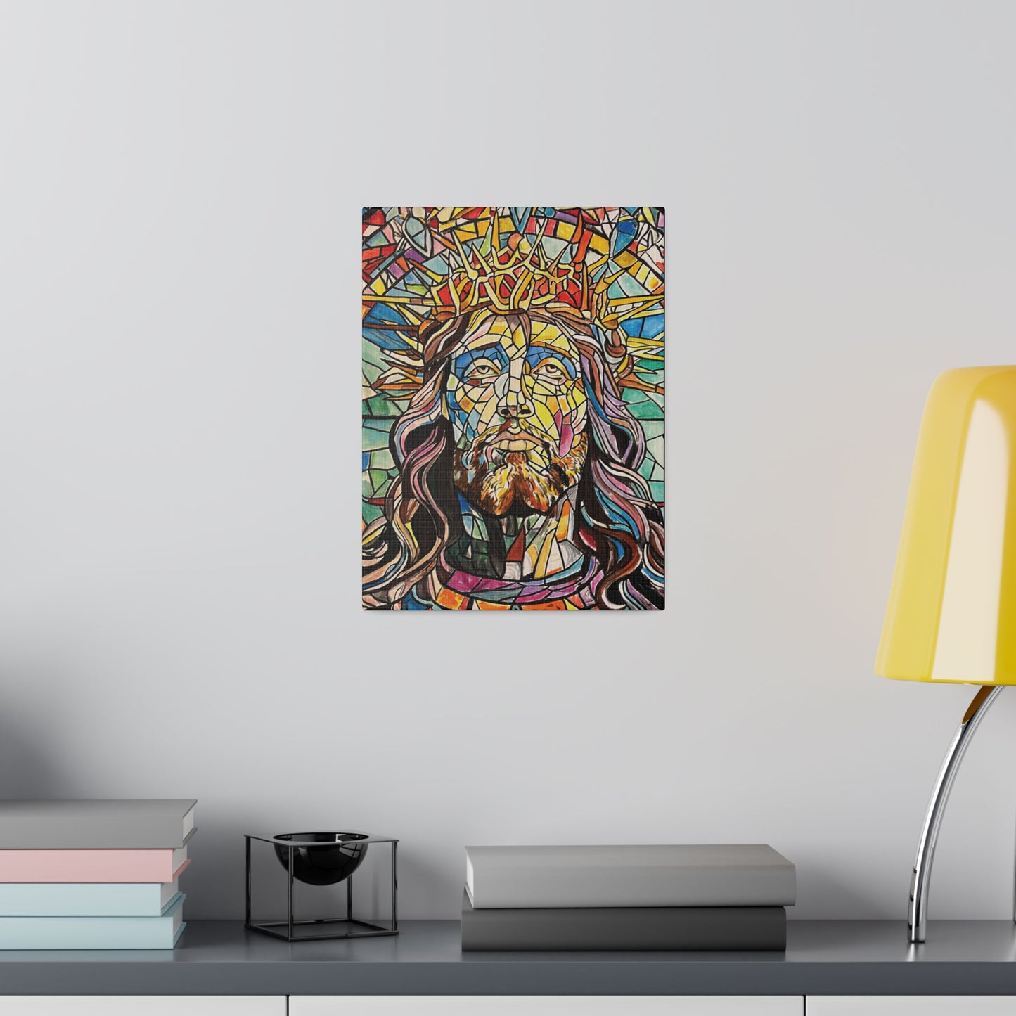 Jesus Painting Canvas Print