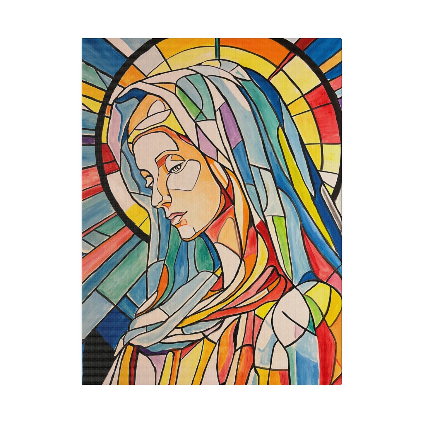 Mary Painting Canvas Print