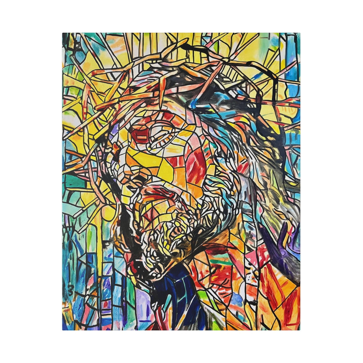 Jesus Christ Painting Canvas Print