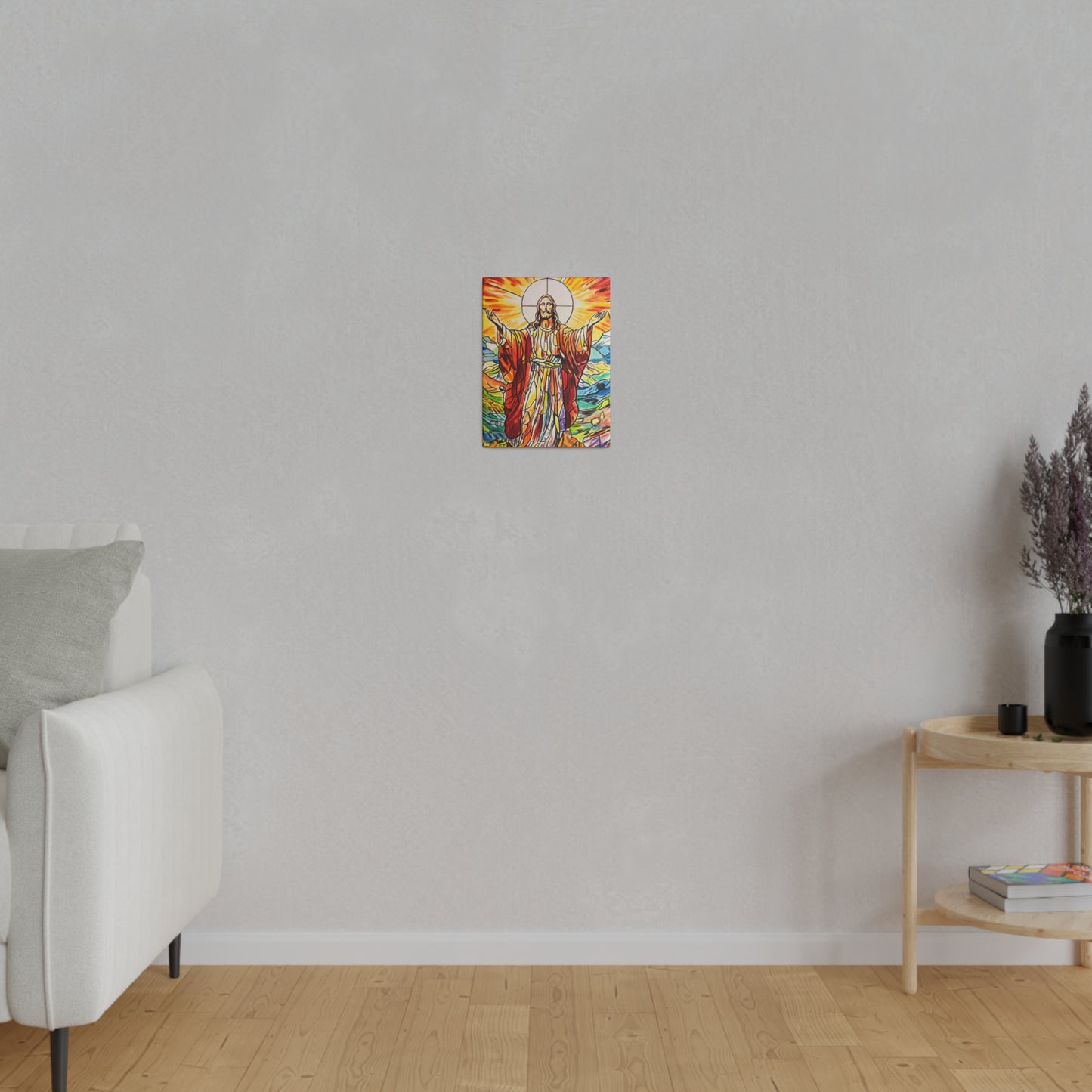 Jesus Painting Canvas Print