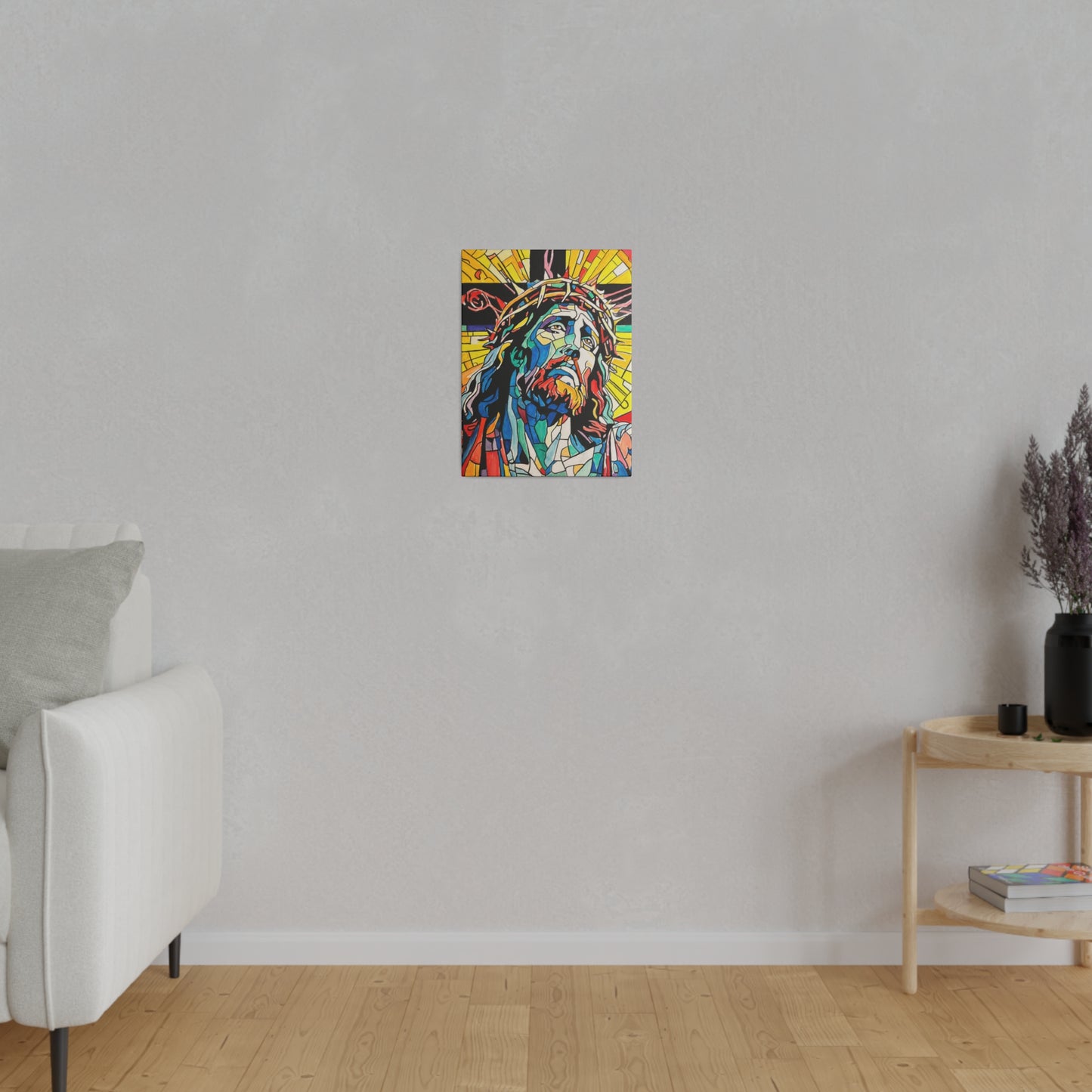 Jesus Painting Canvas Print