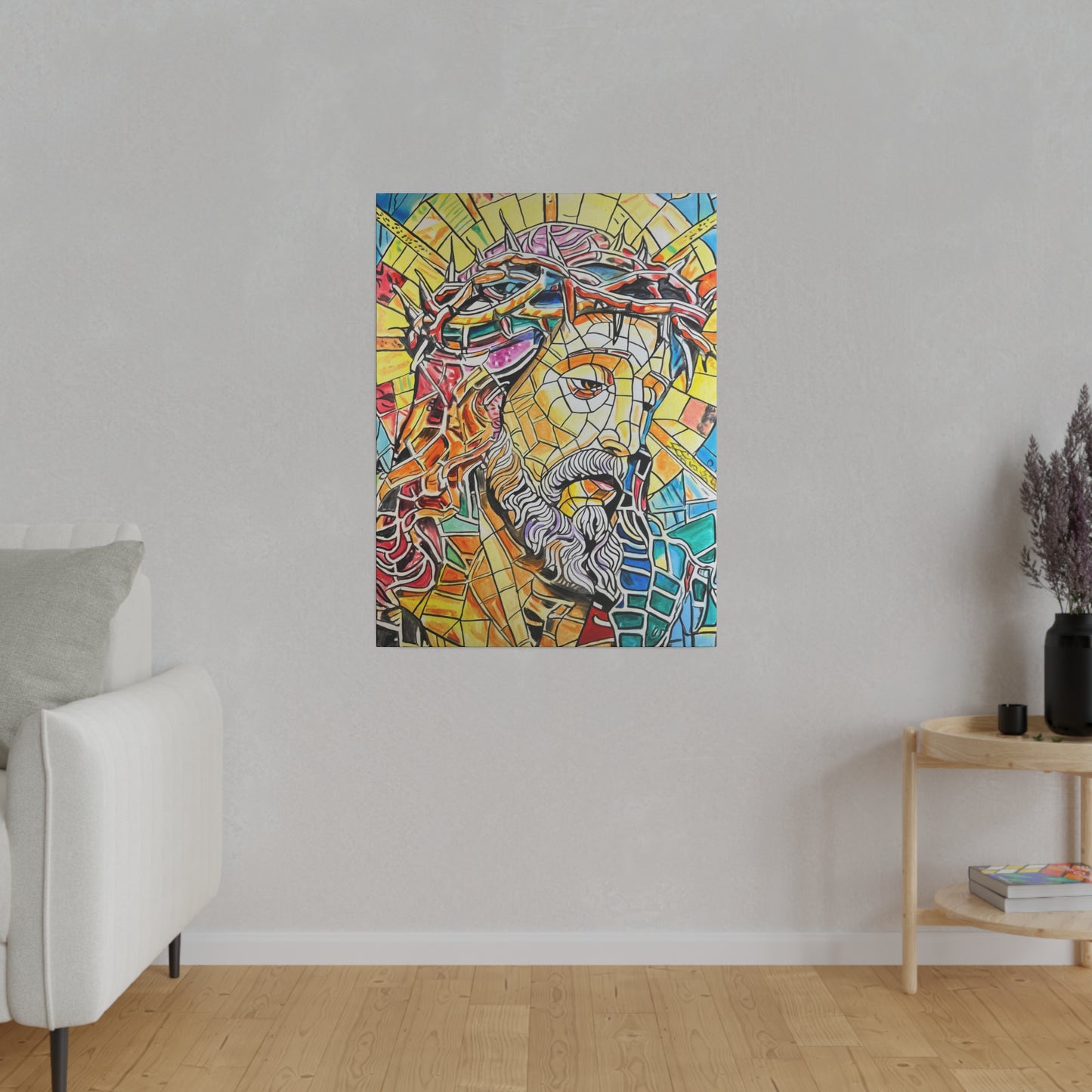 Jesus Christ Painting Canvas Print