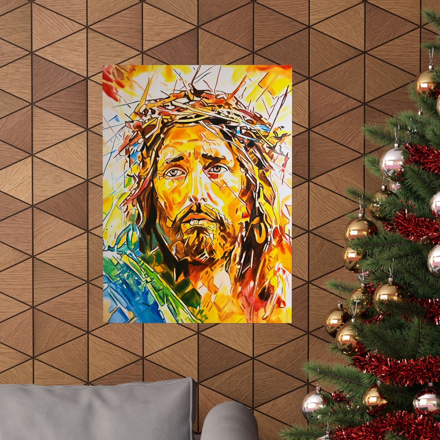 Jesus Christ Painting Poster