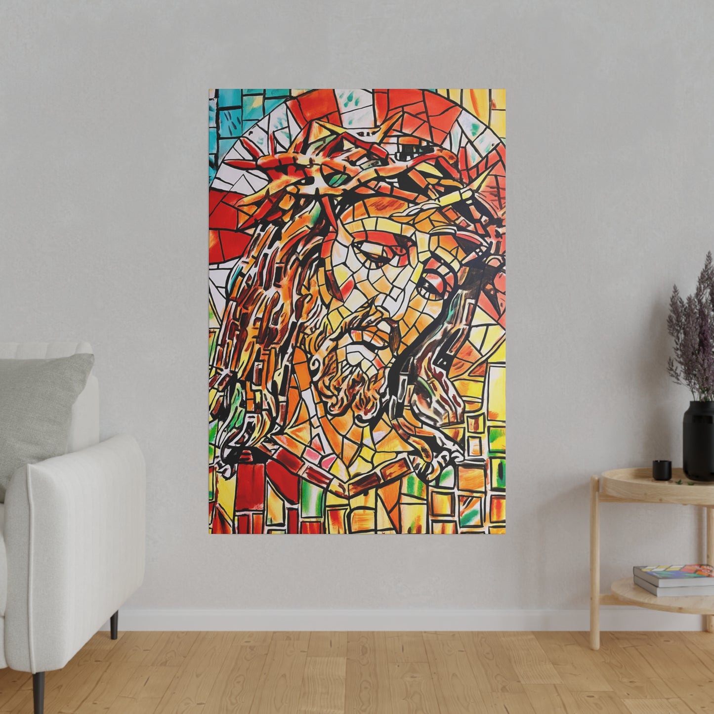 Jesus Christ Painting Canvas Print