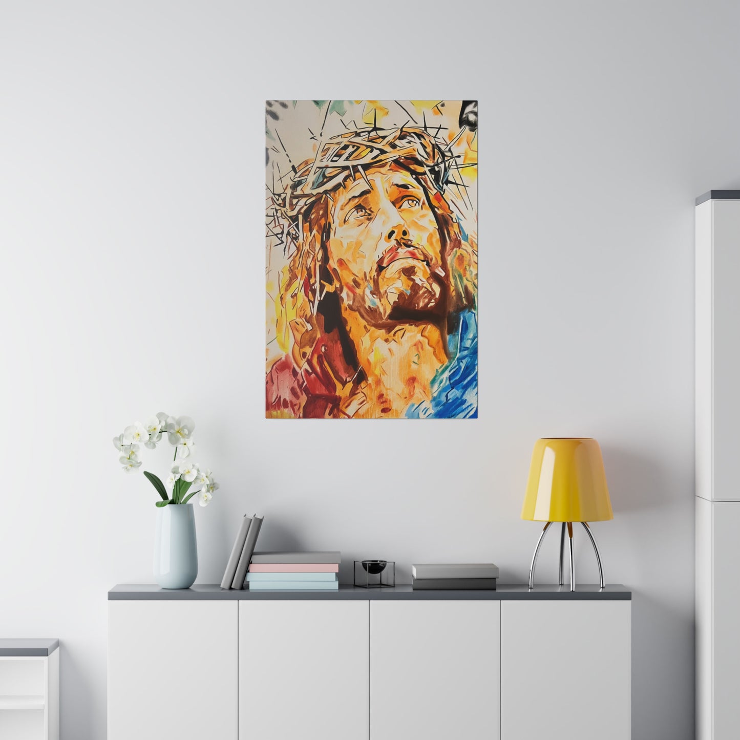 Jesus Christ Painting Canvas Print