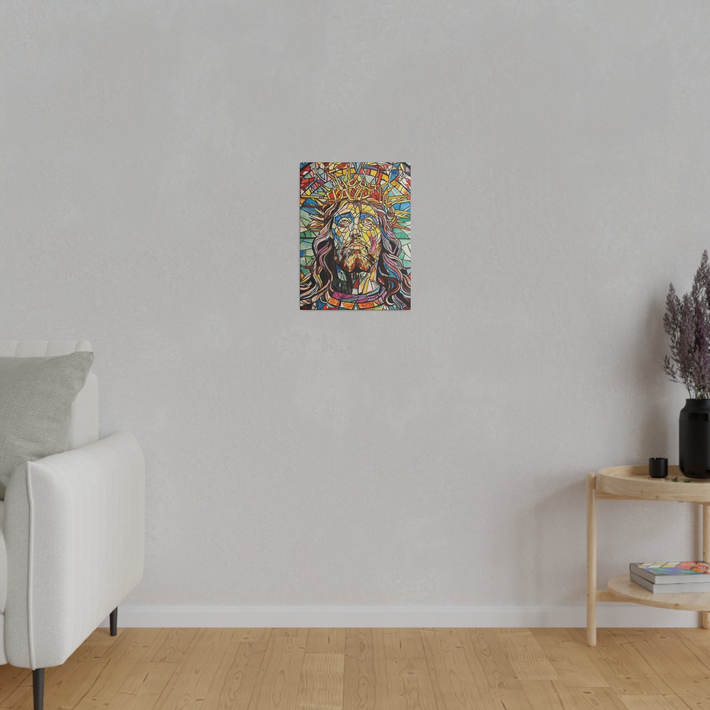 Jesus Painting Canvas Print