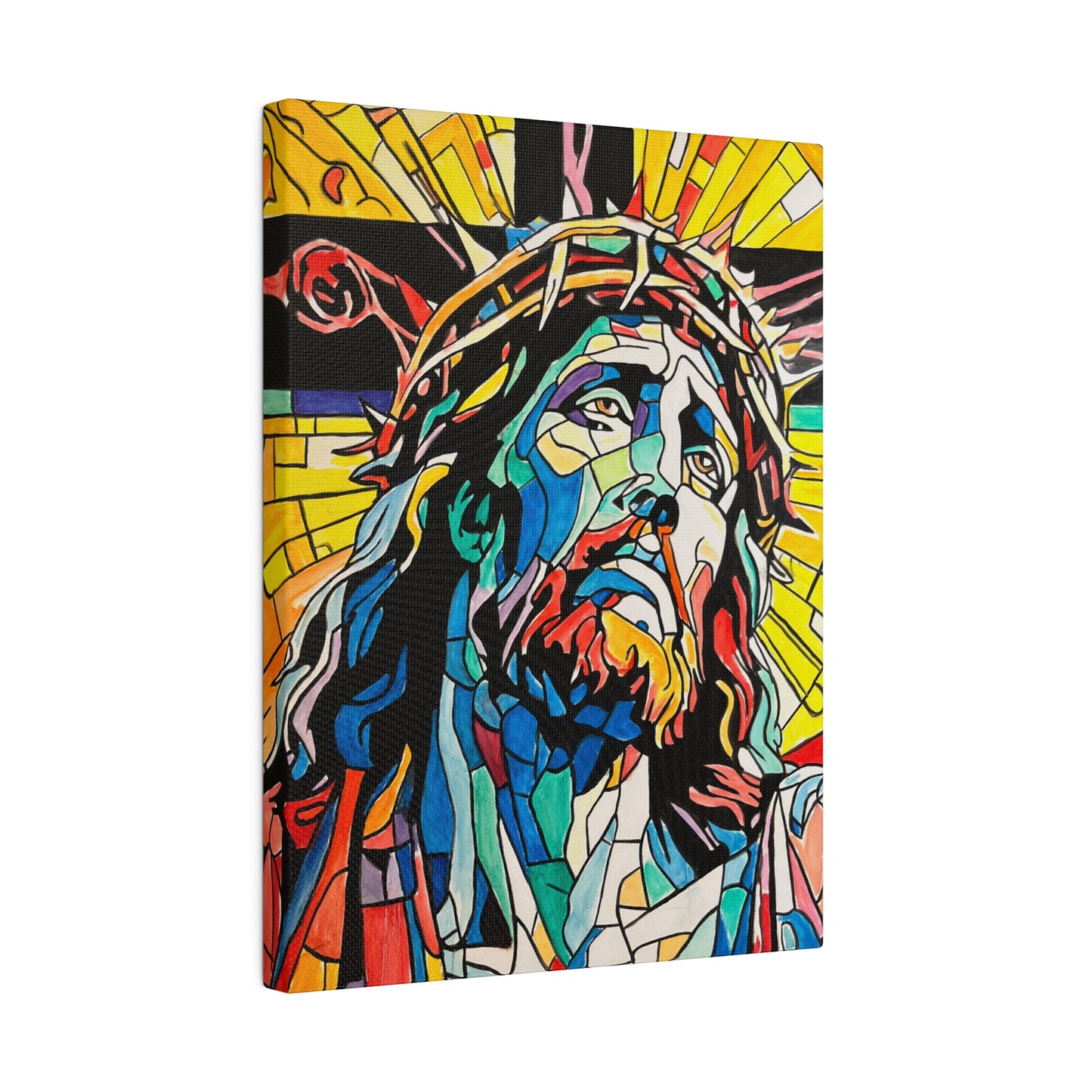 Jesus Painting Canvas Print