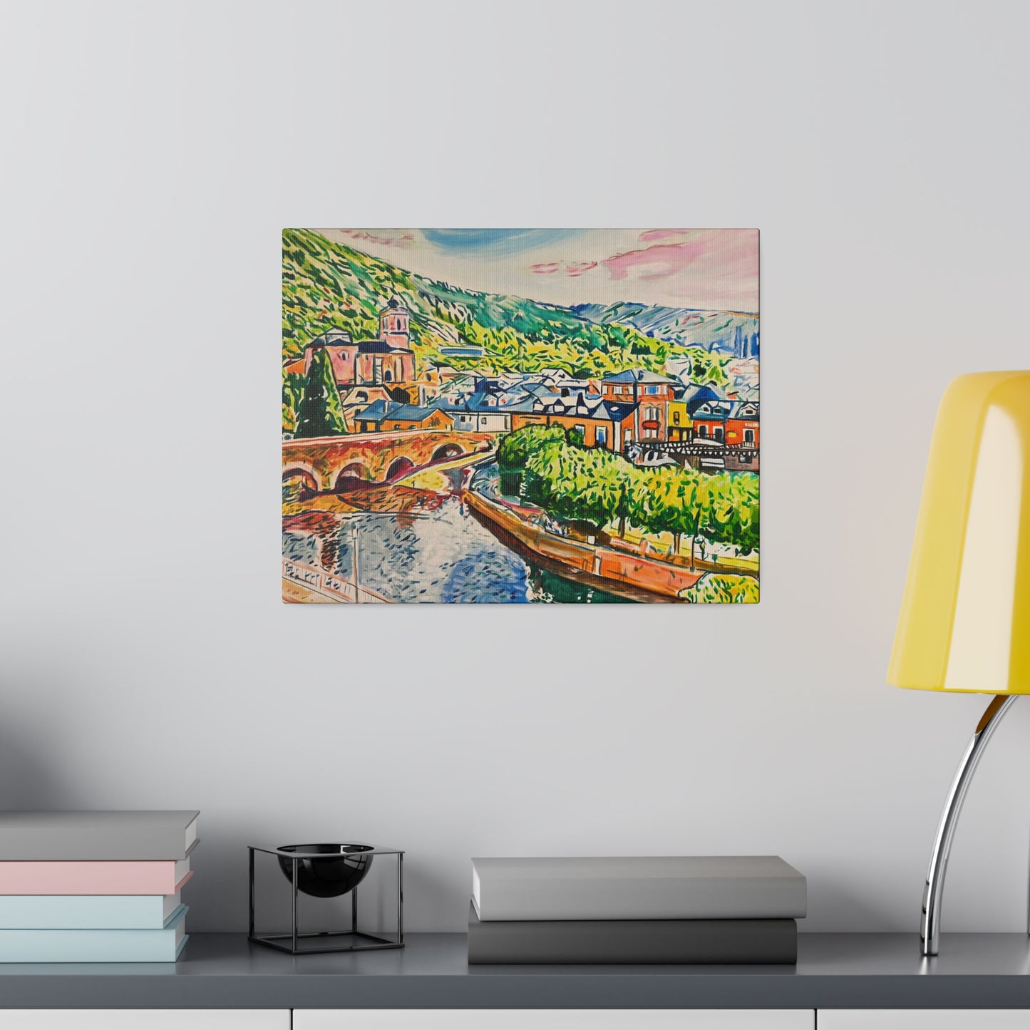 Molinaseca Painting Canvas Print