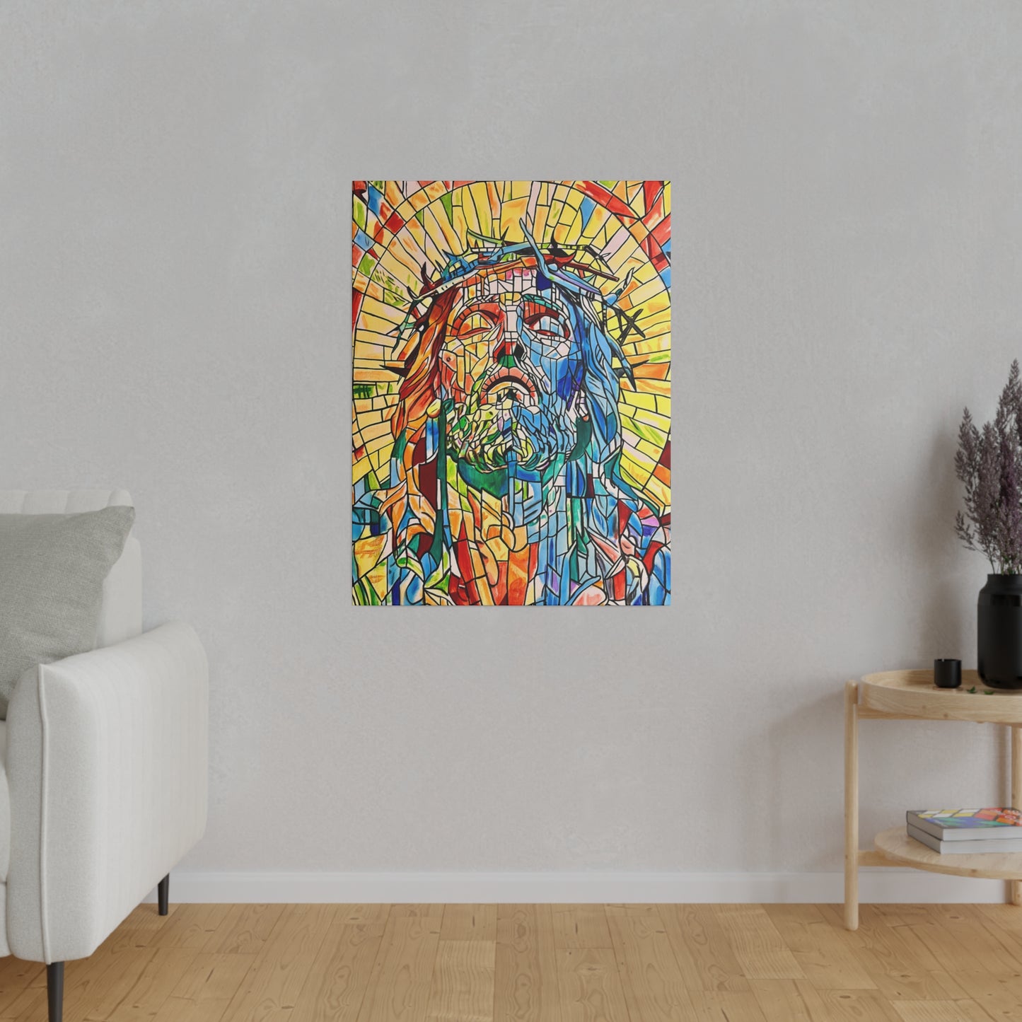 Jesus Christ Painting Canvas Print