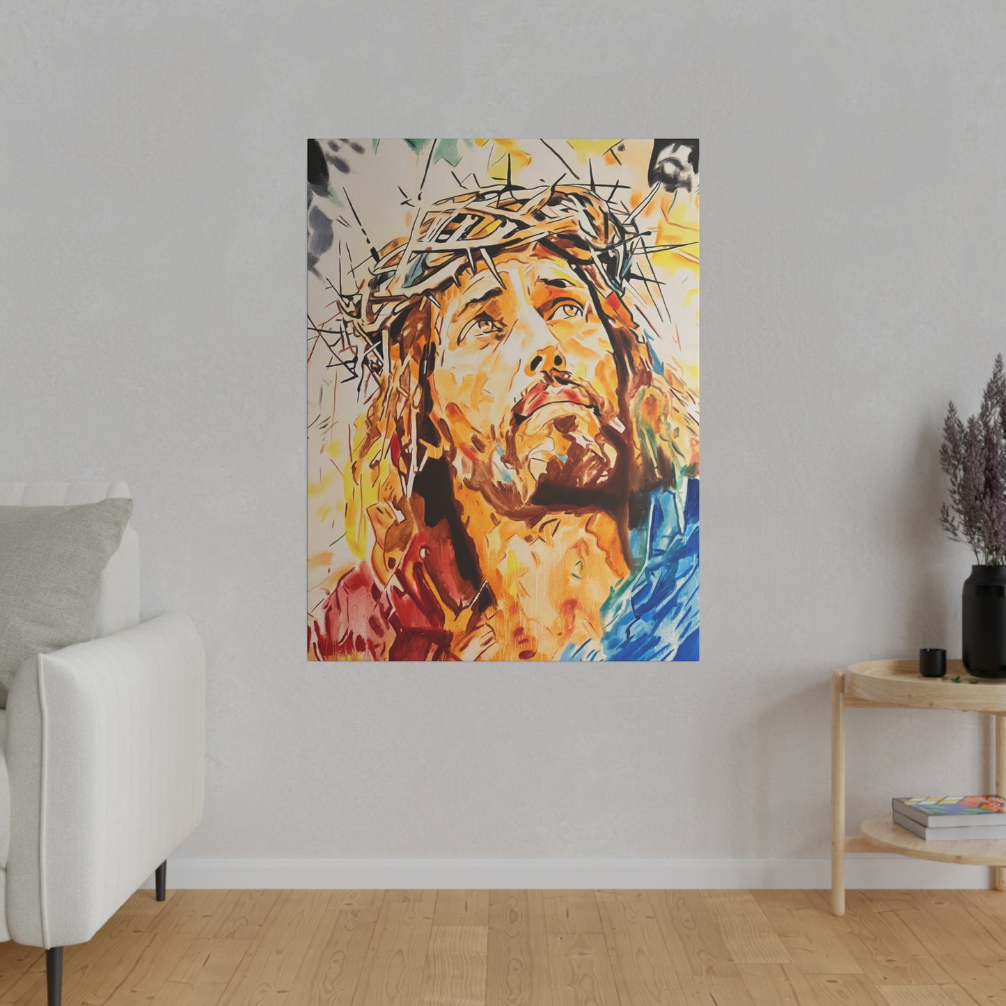 Jesus Christ Painting Canvas Print