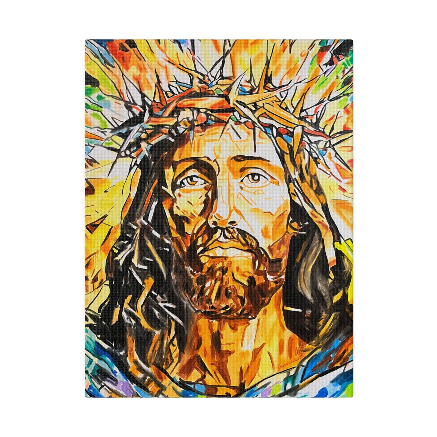 Jesus Christ Painting Canvas Print