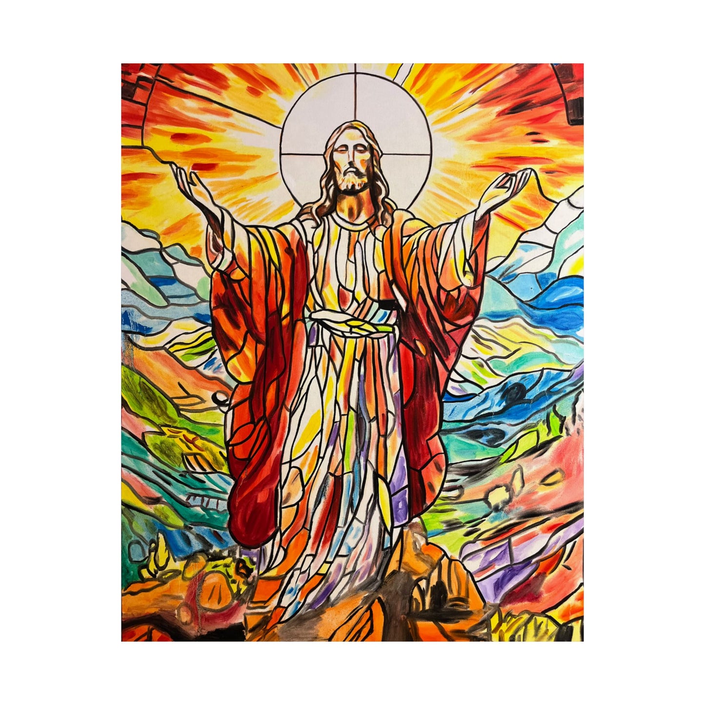 Jesus Christ Painting Poster