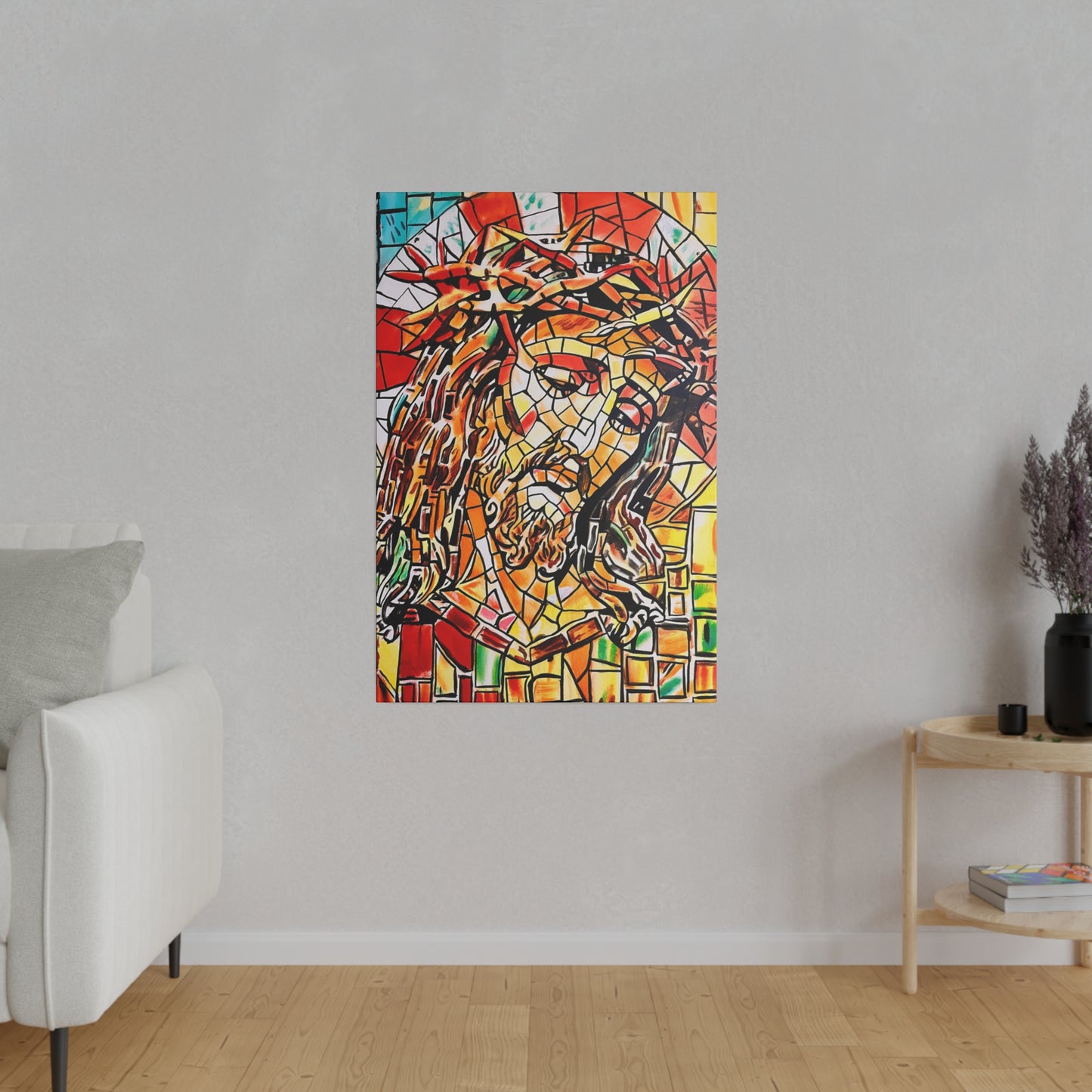 Jesus Christ Painting Canvas Print