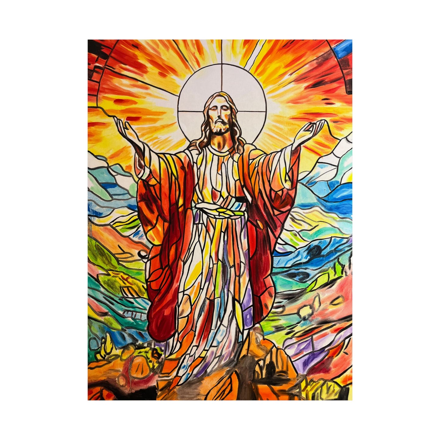 Jesus Christ Painting Poster