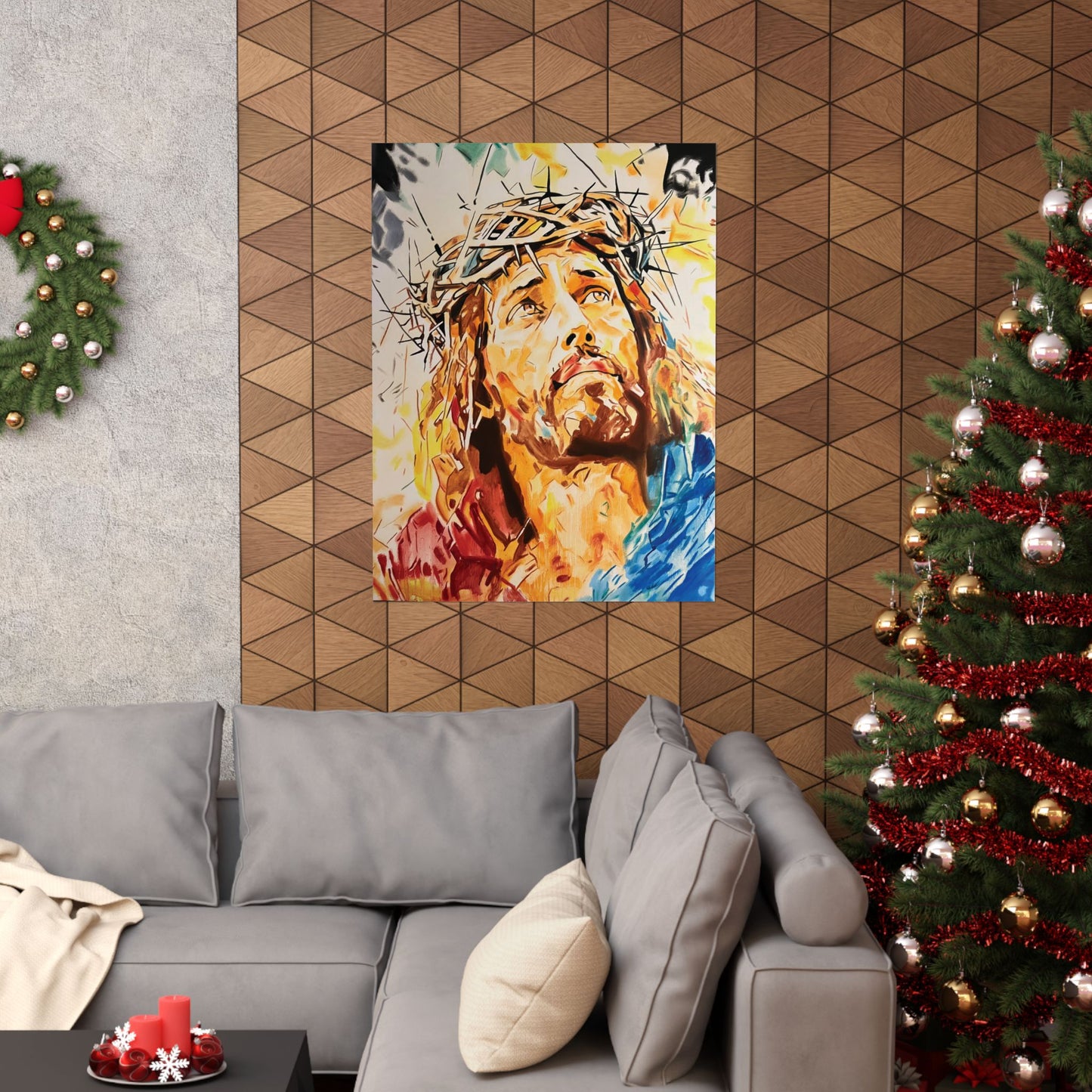 Jesus Painting Poster