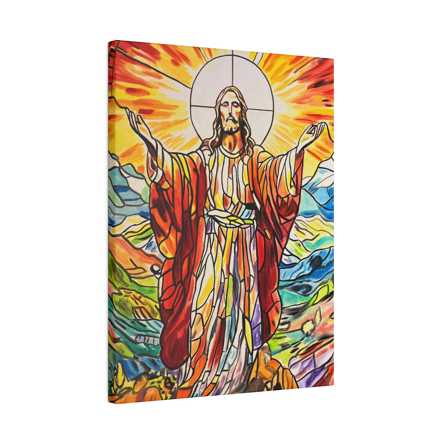 Jesus Painting Canvas Print