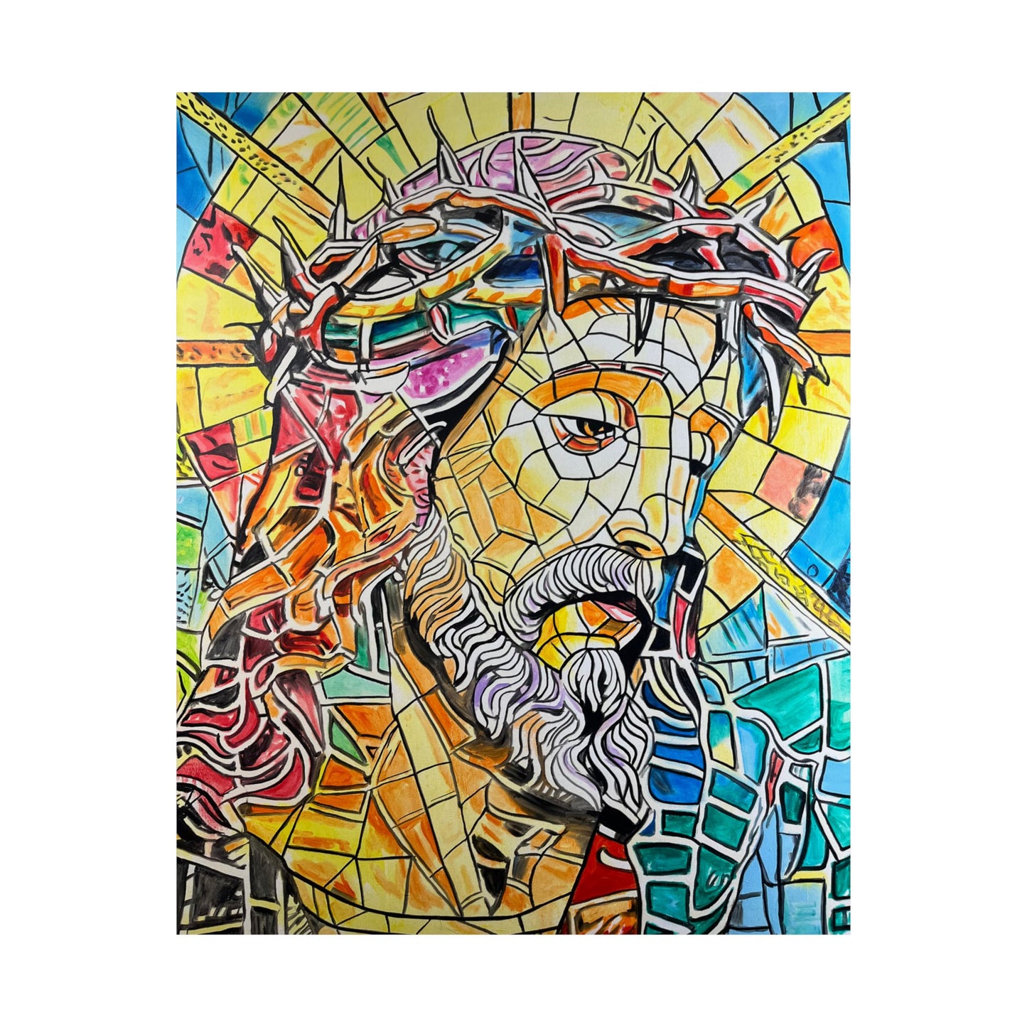 Jesus Christ Painting Poster