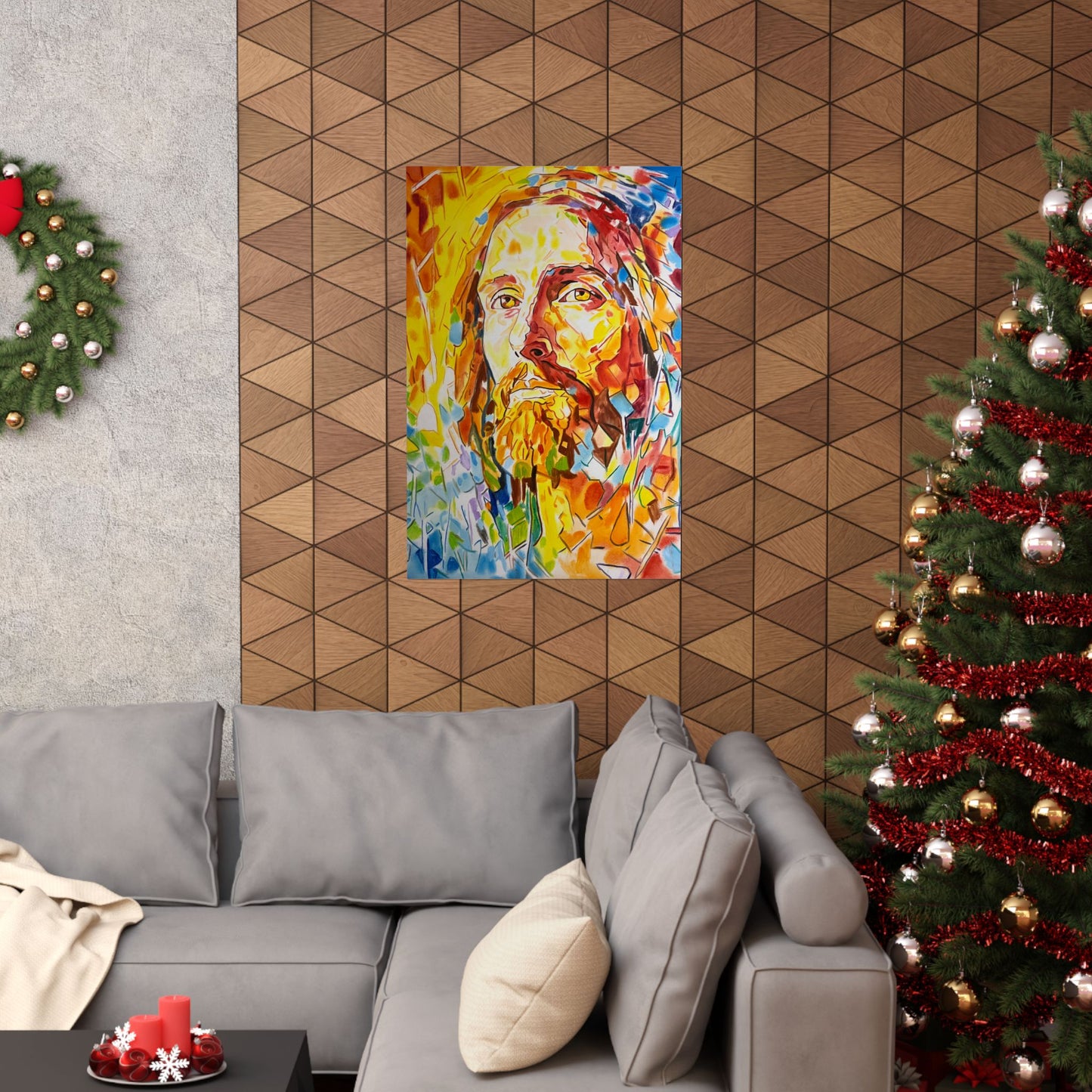 Jesus Christ Painting Poster