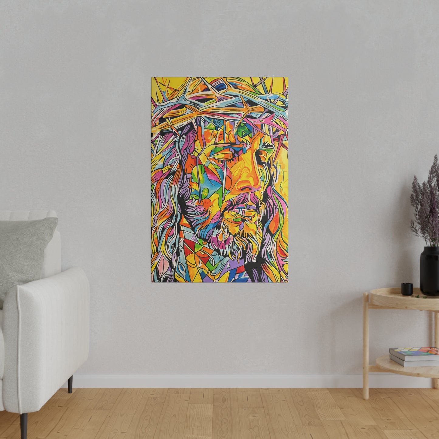 Jesus Christ Painting Canvas Print