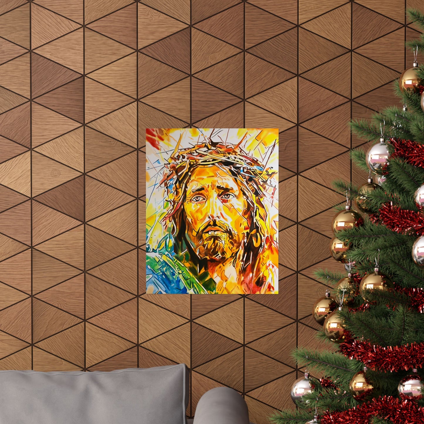 Jesus Christ Painting Poster