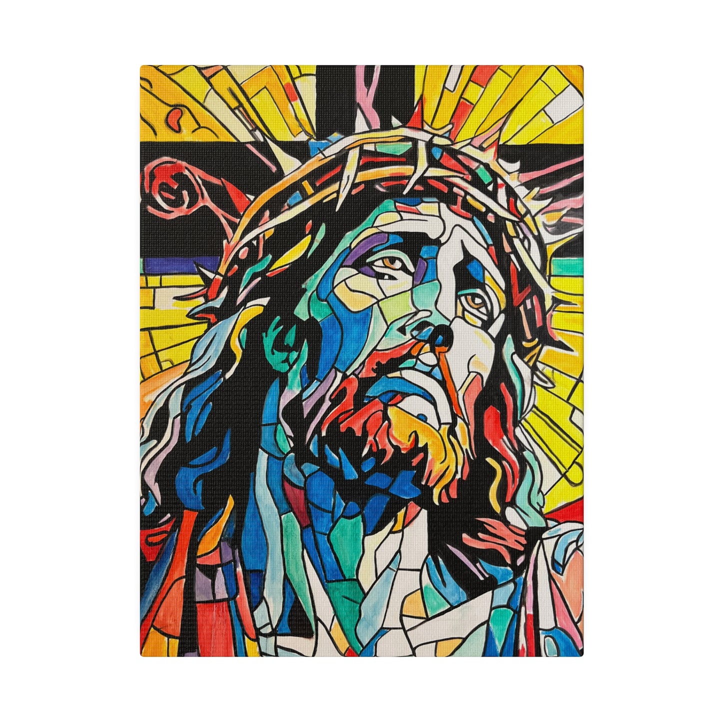 Jesus Painting Canvas Print