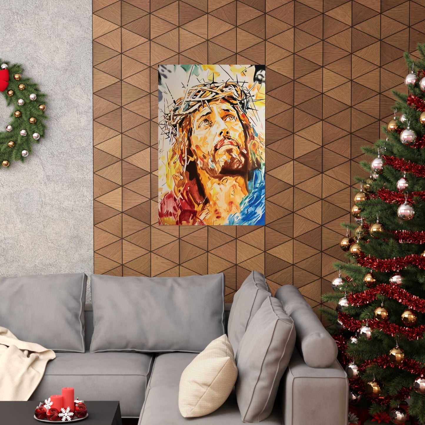 Jesus Painting Poster