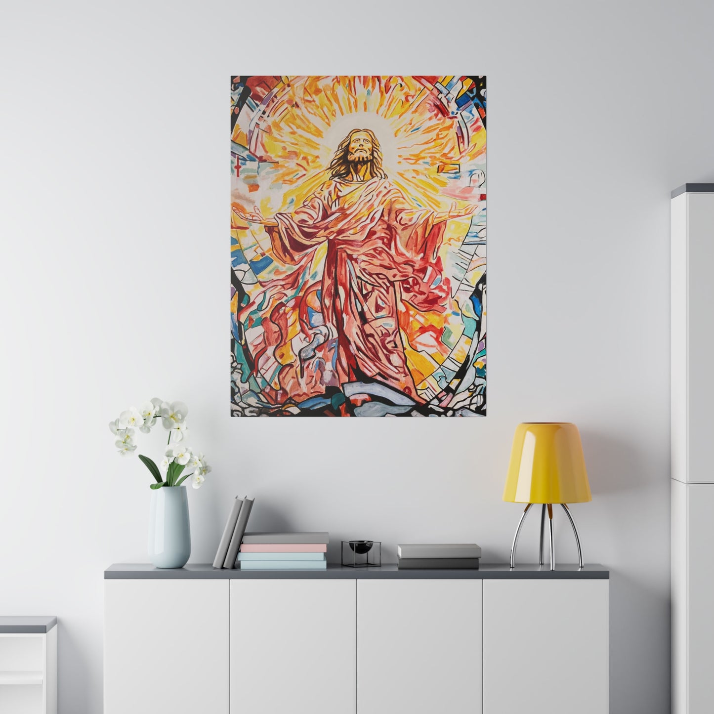 Jesus Christ Painting Canvas Print