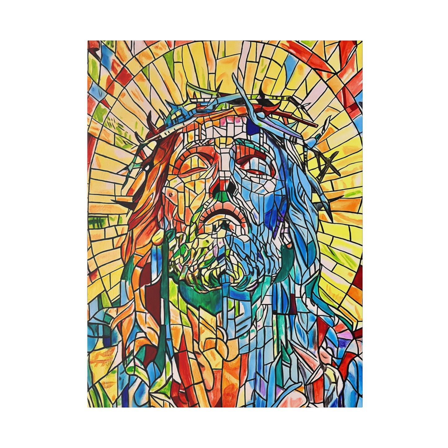 Jesus Christ Painting Canvas Print