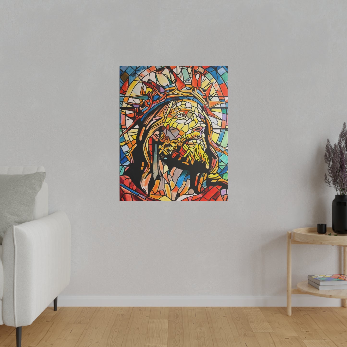 Jesus Christ Painting Canvas Print