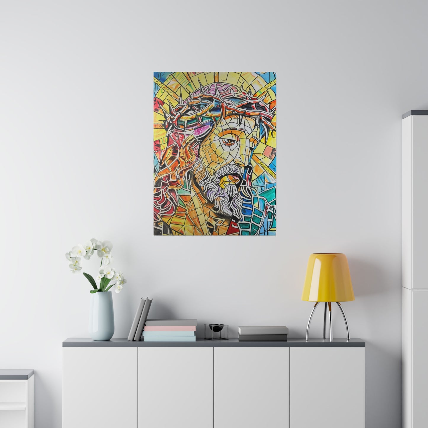 Jesus Christ Painting Canvas Print