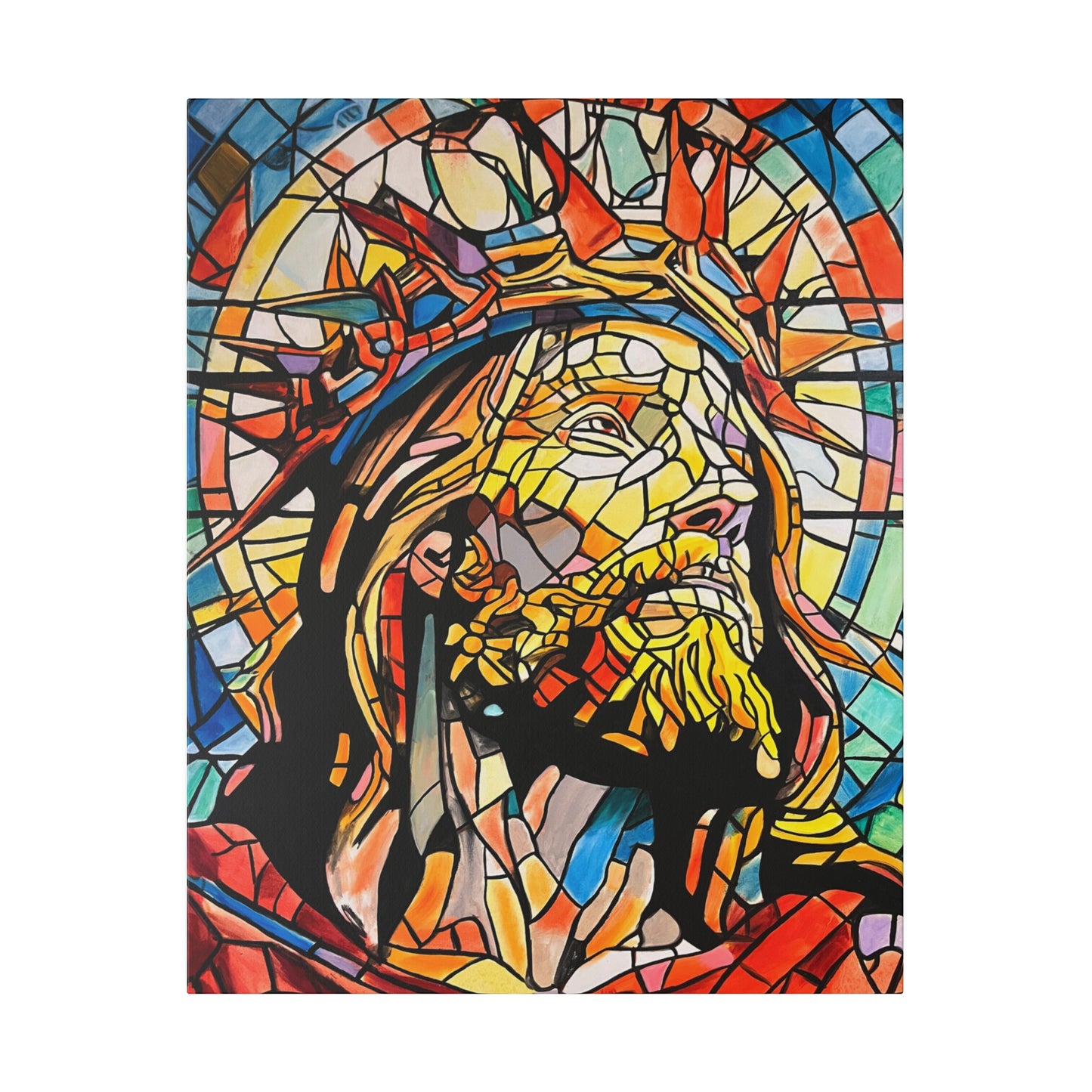 Jesus Christ Painting Canvas Print