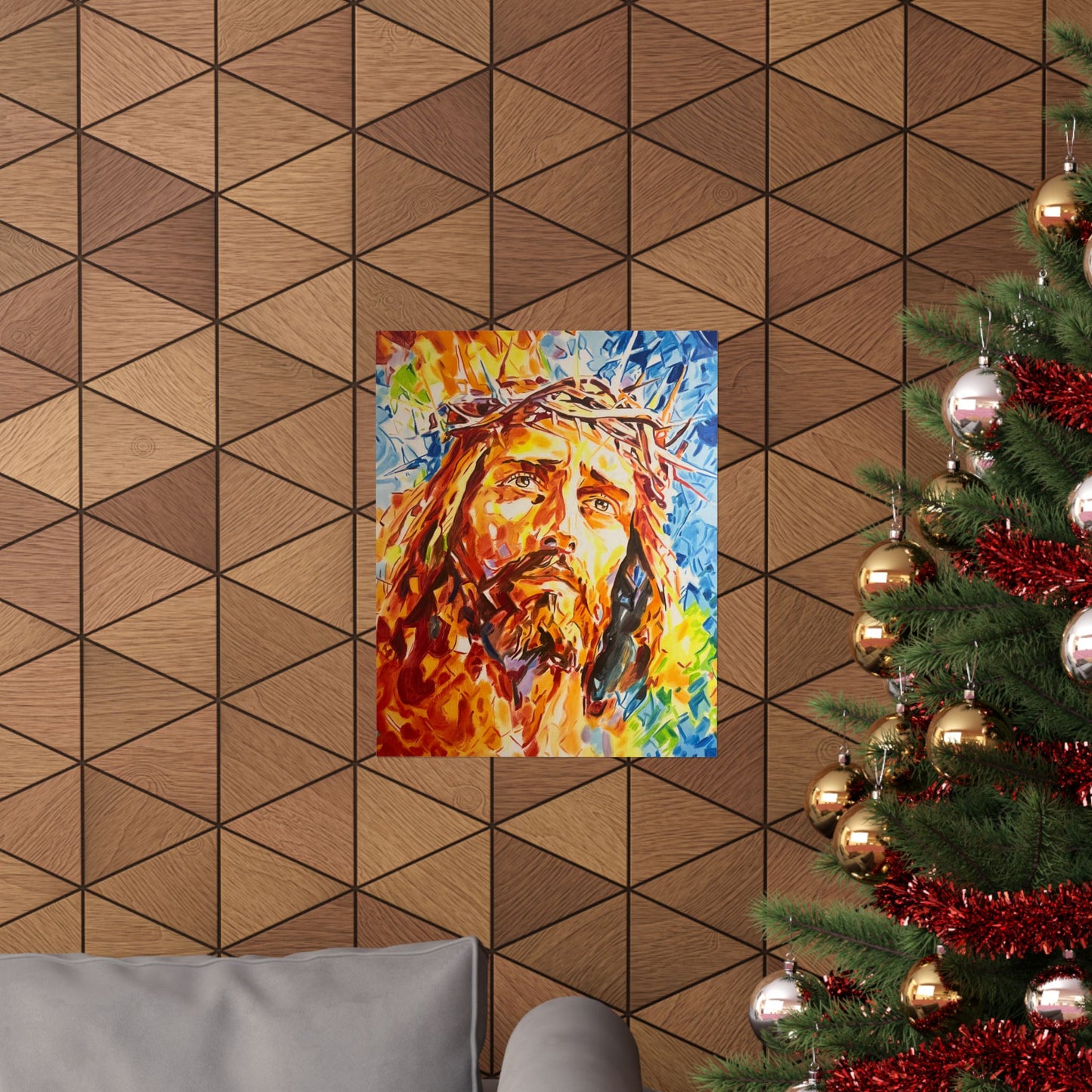 Jesus Christ Painting Poster