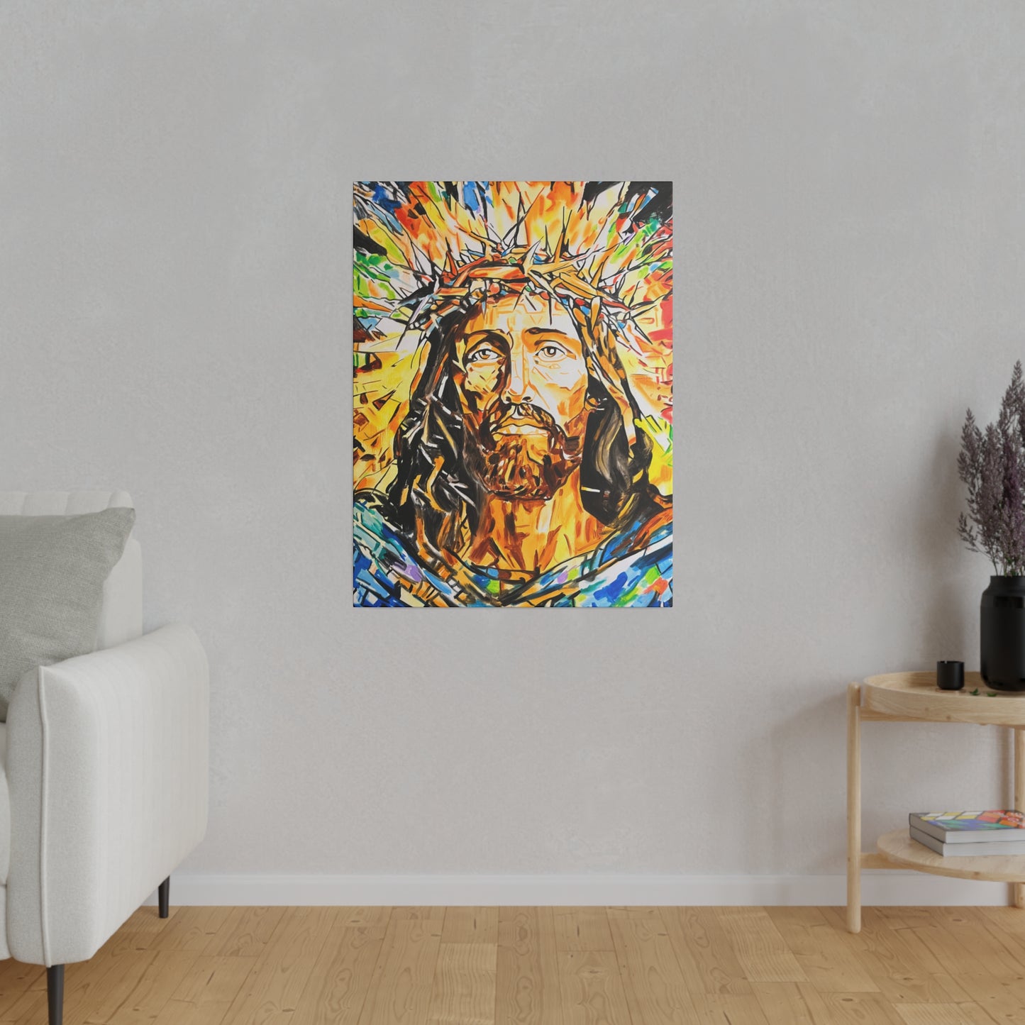 Jesus Christ Painting Canvas Print