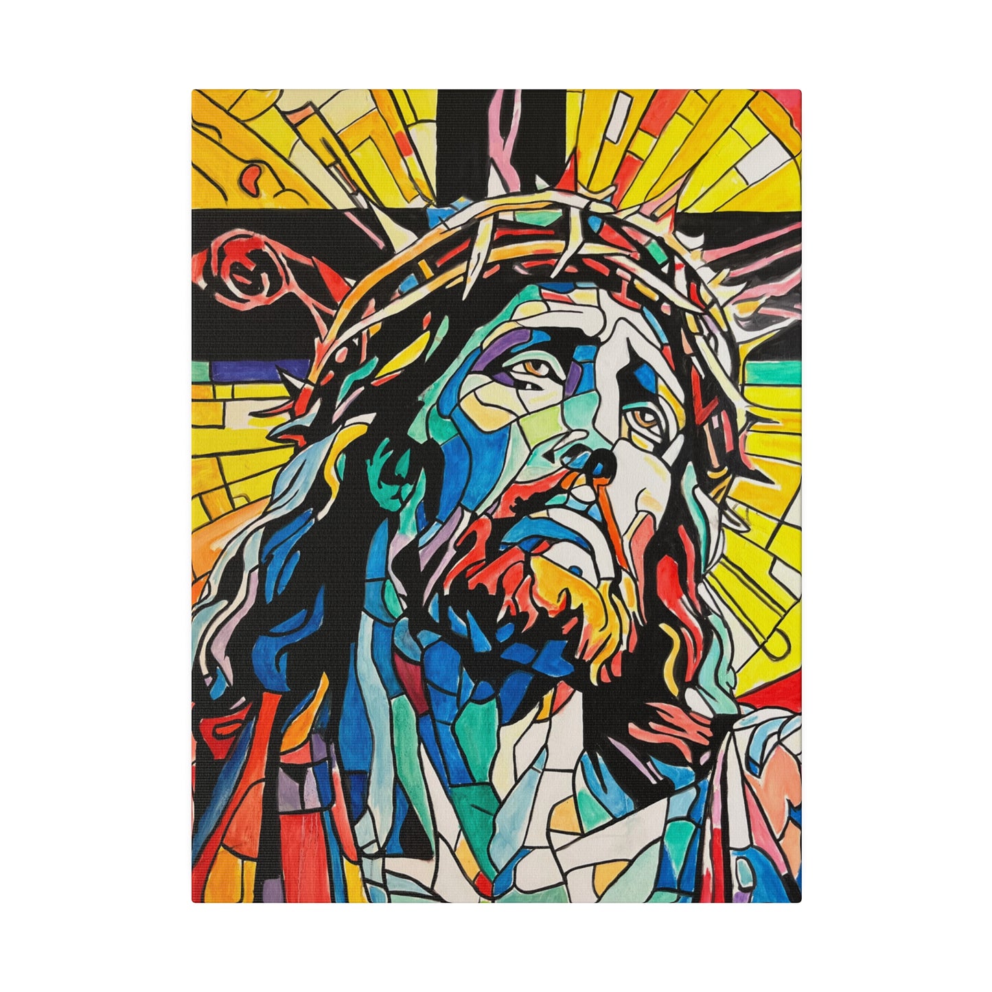 Jesus Painting Canvas Print