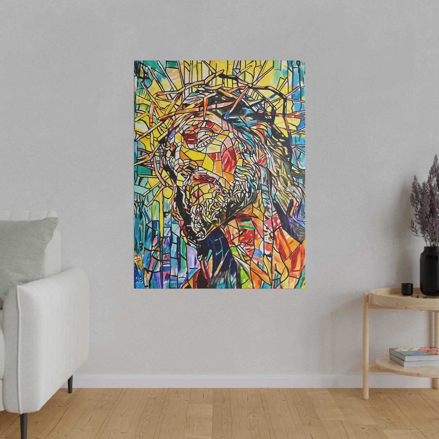 Jesus Christ Painting Canvas Print