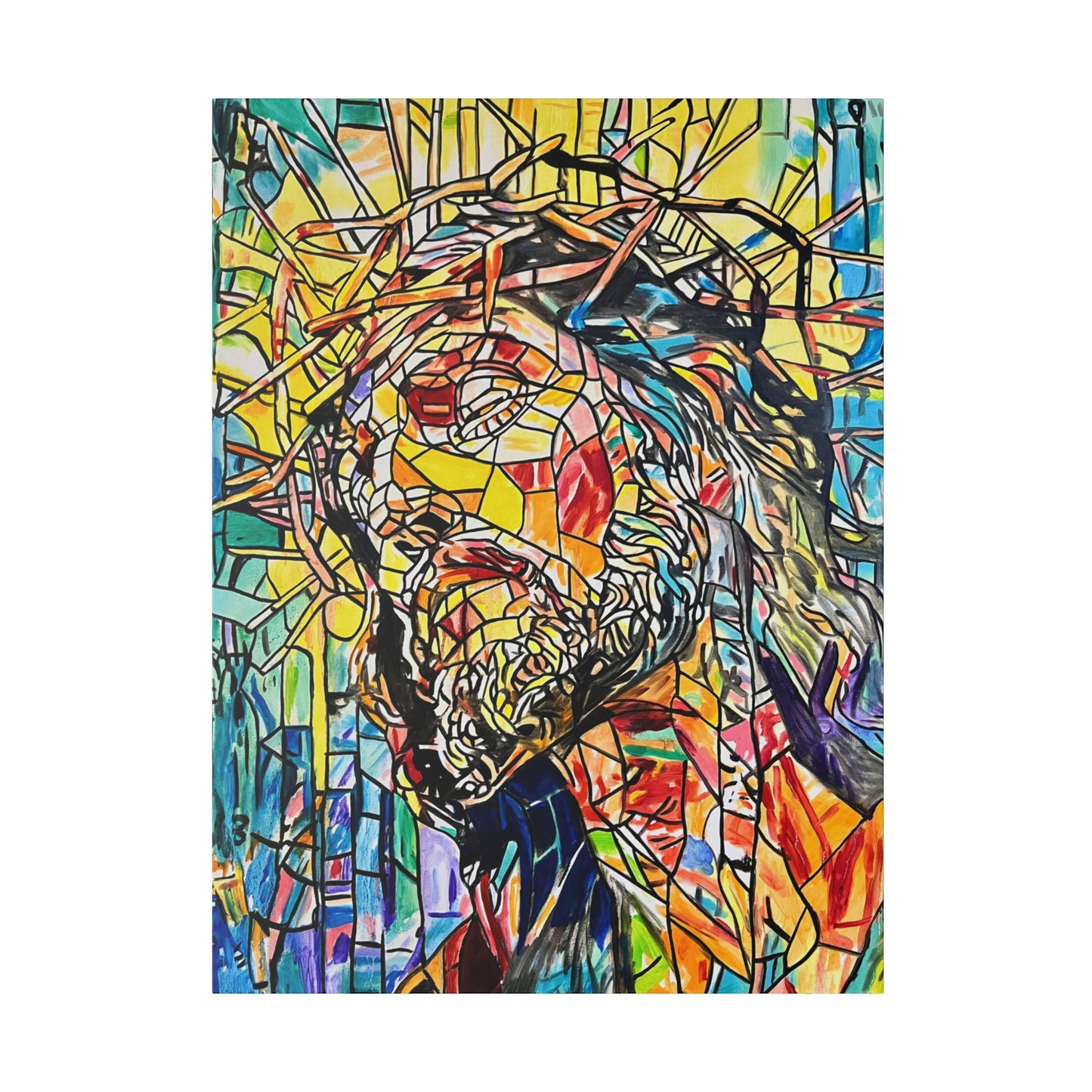 Jesus Christ Painting Canvas Print