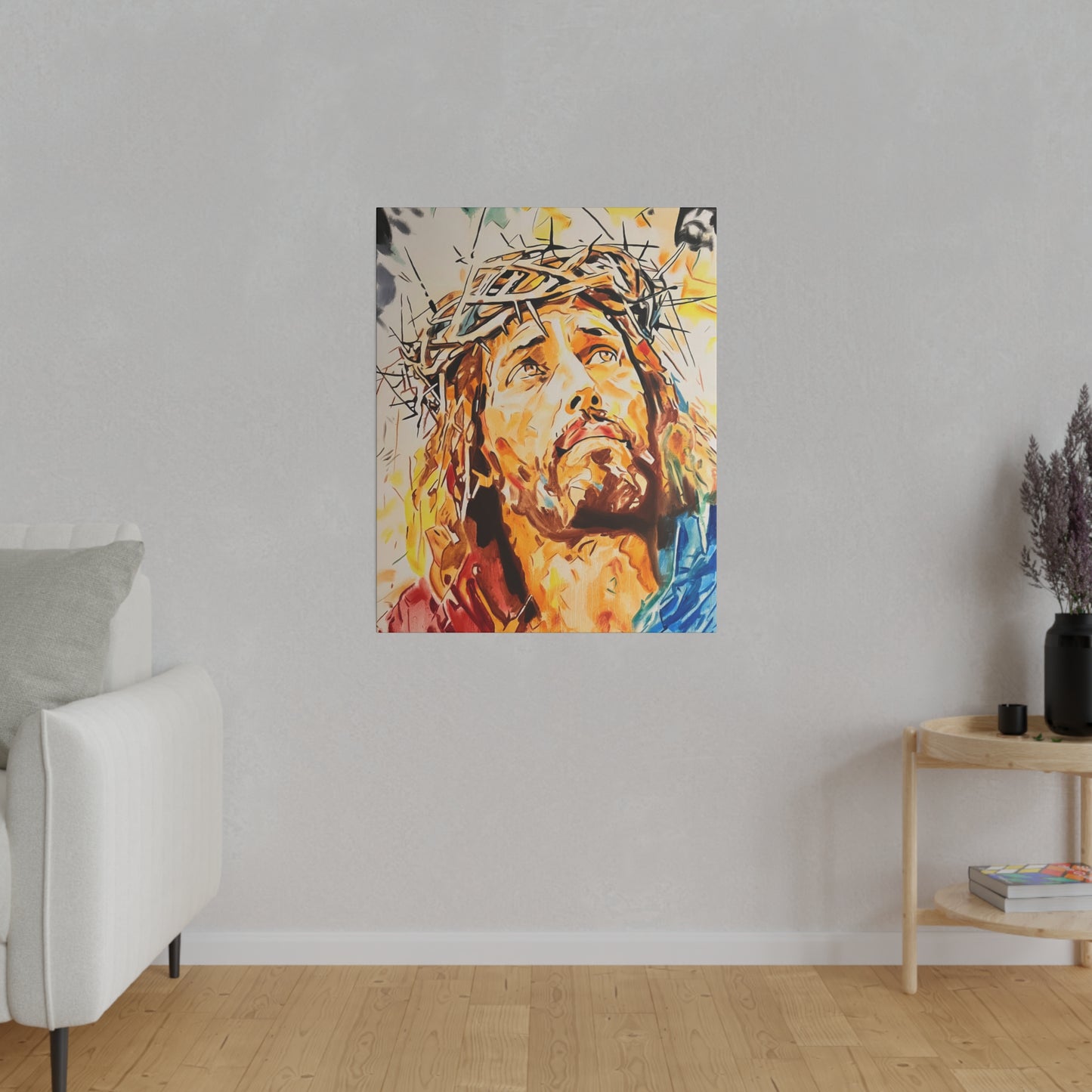 Jesus Christ Painting Canvas Print