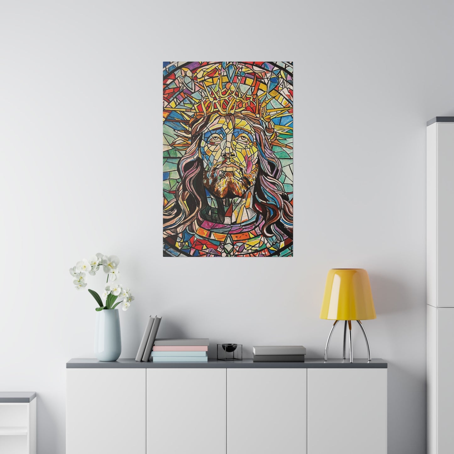 Jesus Painting Canvas Print