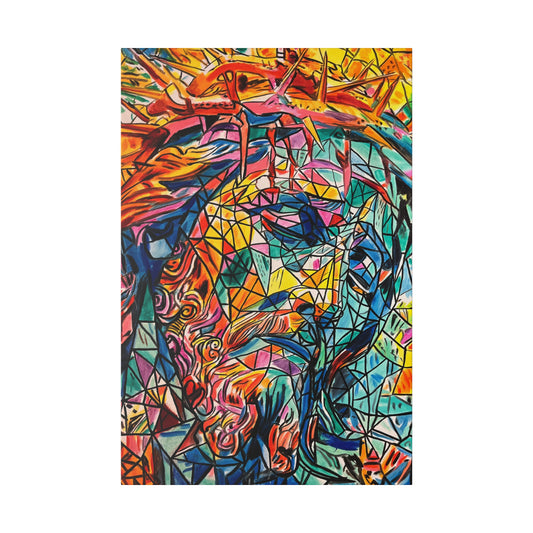 Jesus Painting Canvas Print
