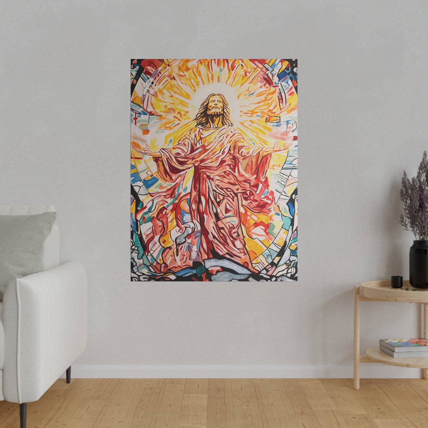 Jesus Christ Painting Canvas Print