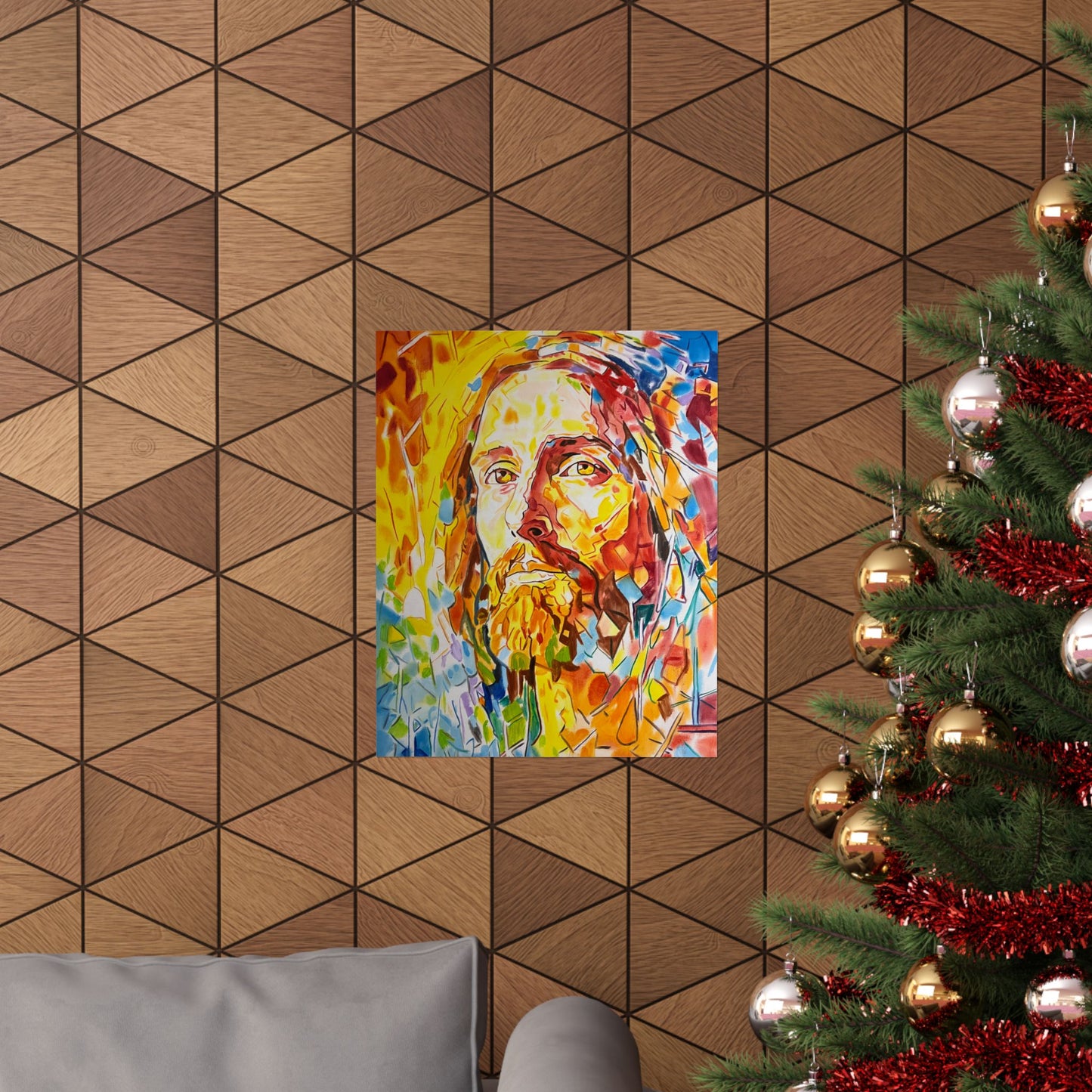 Jesus Christ Painting Poster