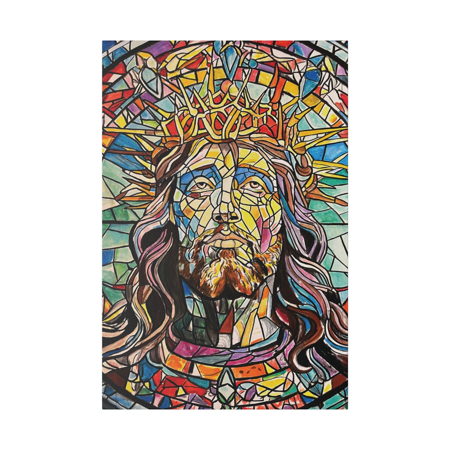 Jesus Painting Canvas Print