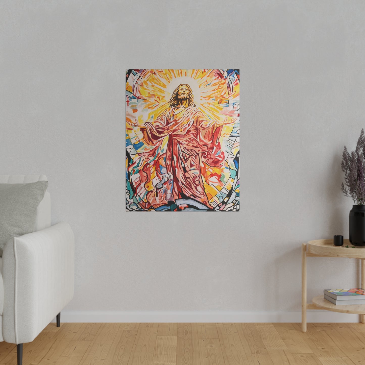 Jesus Christ Painting Canvas Print