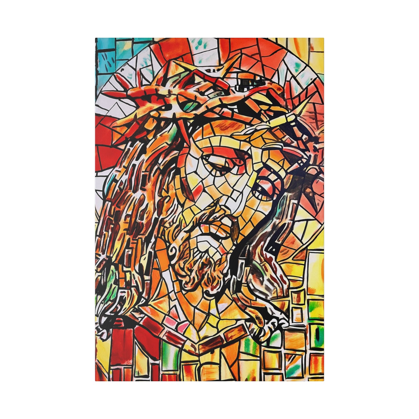 Jesus Christ Painting Canvas Print