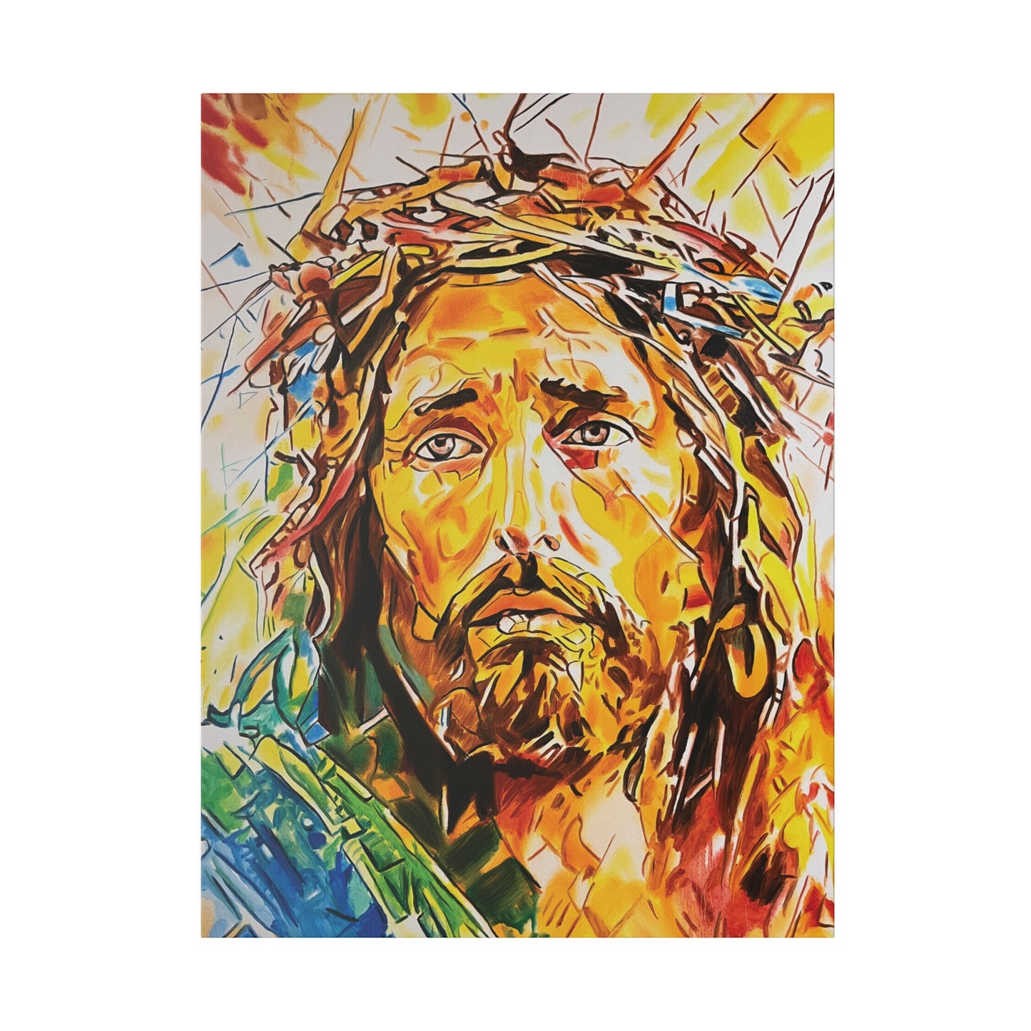 Jesus Christ Painting Canvas Print