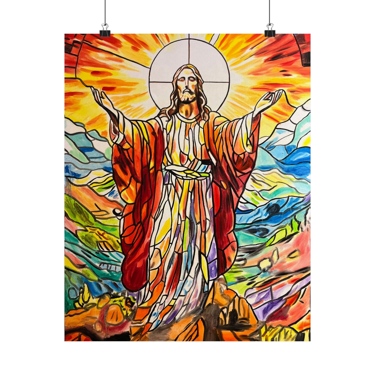 Jesus Christ Painting Poster