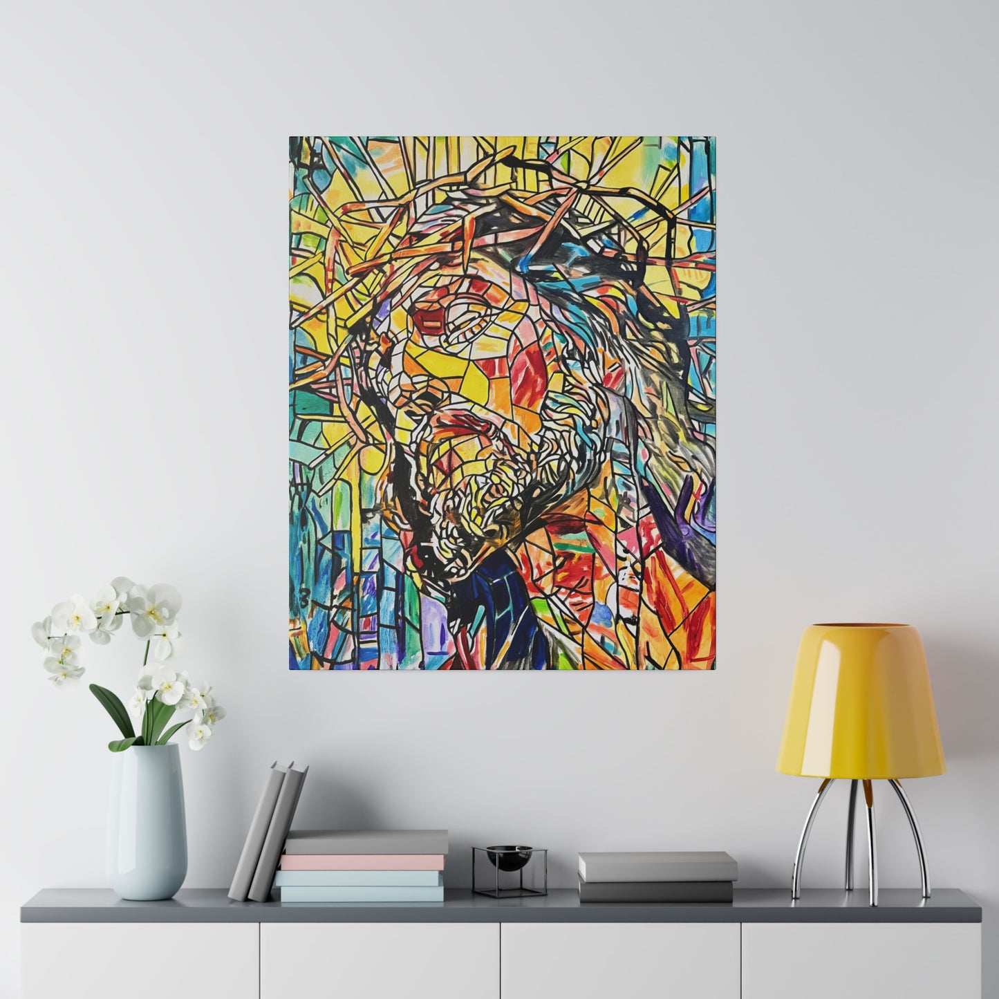 Jesus Christ Painting Canvas Print